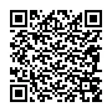 Código QR para número de teléfono +12087059612