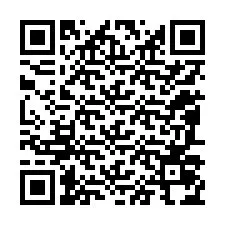 Código QR para número de teléfono +12087074758