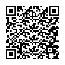 Kode QR untuk nomor Telepon +12087074762