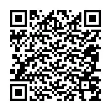 Kode QR untuk nomor Telepon +12087074763