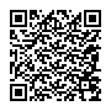 QR Code สำหรับหมายเลขโทรศัพท์ +12087074764