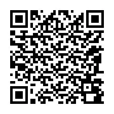 QR kód a telefonszámhoz +12087080558