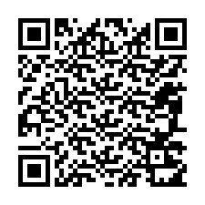 Código QR para número de teléfono +12087211707