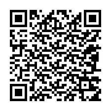 Código QR para número de teléfono +12087215438