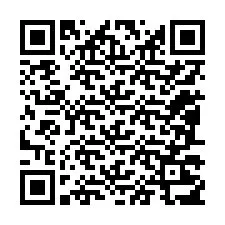 Código QR para número de teléfono +12087217179