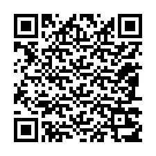 QR-код для номера телефона +12087217499