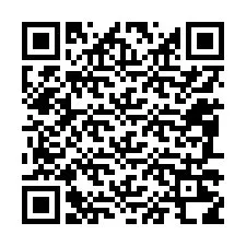 QR kód a telefonszámhoz +12087218213