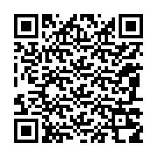 Código QR para número de telefone +12087218410