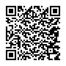 Código QR para número de telefone +12087218797