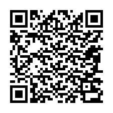 Código QR para número de teléfono +12087232387