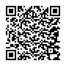 Código QR para número de telefone +12087234338