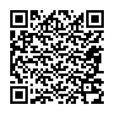 Kode QR untuk nomor Telepon +12087234367