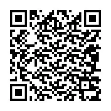 Código QR para número de teléfono +12087235632