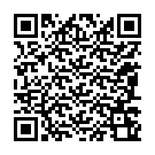 Kode QR untuk nomor Telepon +12087260564