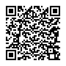 Codice QR per il numero di telefono +12087260612