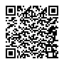 電話番号のQRコード +12087260667