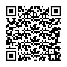 QR-koodi puhelinnumerolle +12087261112