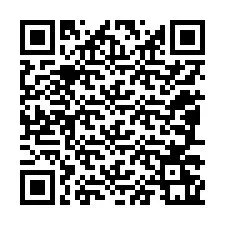 QR kód a telefonszámhoz +12087261738