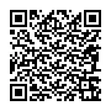 QR Code สำหรับหมายเลขโทรศัพท์ +12087261806