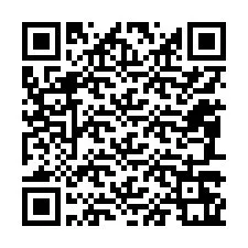 Código QR para número de teléfono +12087261807