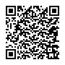 QR-код для номера телефона +12087261887