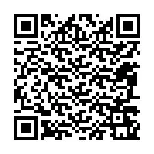 QR-code voor telefoonnummer +12087261947