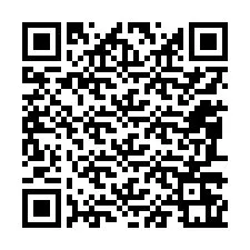 Código QR para número de teléfono +12087261957