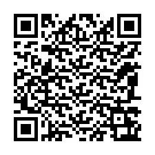 Código QR para número de telefone +12087263411