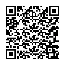 QR-koodi puhelinnumerolle +12087263900