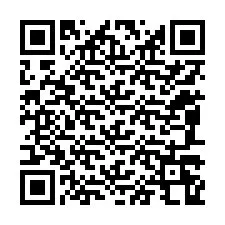 Kode QR untuk nomor Telepon +12087268804