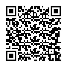 QR-code voor telefoonnummer +12087269231