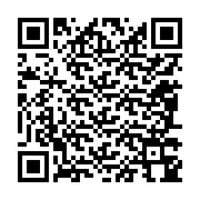 QR-koodi puhelinnumerolle +12087344666