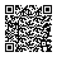 QR-код для номера телефона +12087344668