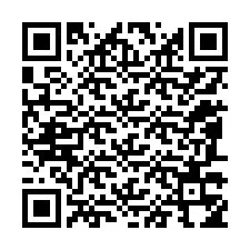 QR-Code für Telefonnummer +12087354558