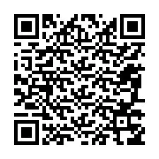 Código QR para número de telefone +12087356707