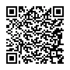 QR-Code für Telefonnummer +12087358756