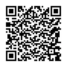 電話番号のQRコード +12087389351