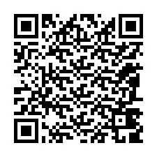 QR kód a telefonszámhoz +12087409959