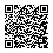 QR-code voor telefoonnummer +12087409962