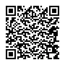 QR kód a telefonszámhoz +12087418647