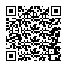 QR kód a telefonszámhoz +12087420775