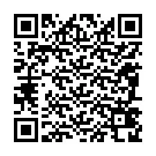 QR-code voor telefoonnummer +12087428612