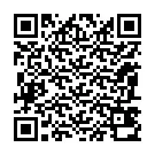QR kód a telefonszámhoz +12087430455
