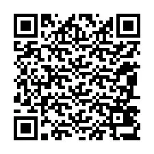 QR код за телефонен номер +12087437670