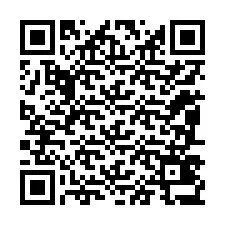 Codice QR per il numero di telefono +12087437671