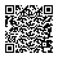 Codice QR per il numero di telefono +12087438834