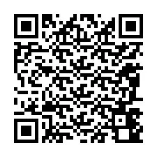 QR kód a telefonszámhoz +12087440552