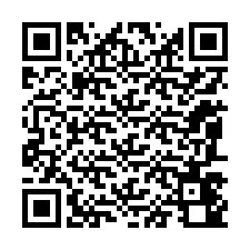 Codice QR per il numero di telefono +12087440555