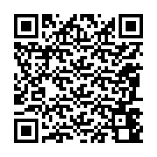 QR код за телефонен номер +12087440556