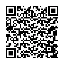 QR-Code für Telefonnummer +12087447215